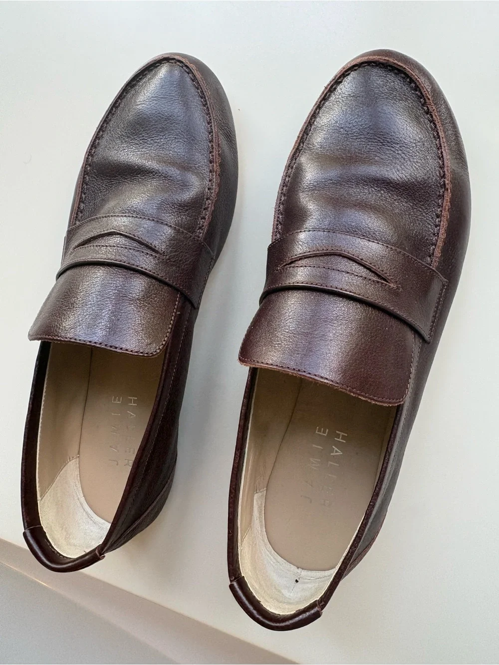 Jamie Haller Penny Loafer in Oxblood